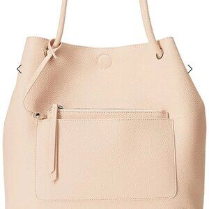 Cute shoulder strap purse with matching wallet pink, and brown